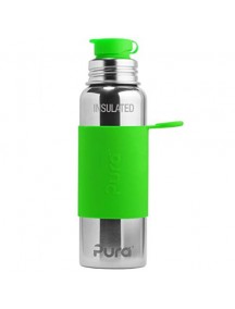 Pura Kiki Steel Water Insulated Sport Bottle 22oz/650ml Green