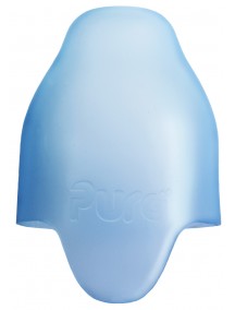 Pura Kiki Stainless Steel  Bottle With Silicone Sleeve And Natural Vent Nipple Aqua Swirl 11oz/325ml