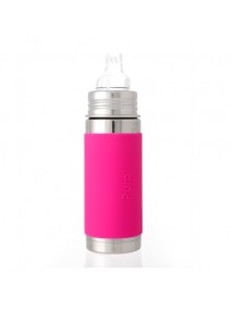 Pura kiki Insulated Sippy steel bottle 9oz/260ml Pink