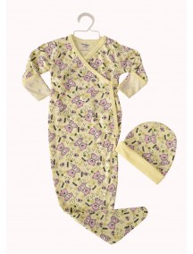 Snooze Baby New Born (0-3 months) Suit and Cocoon-yellow