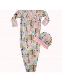 Snooze Baby New Born (0-3 months) Suit and Cocoon- Pink