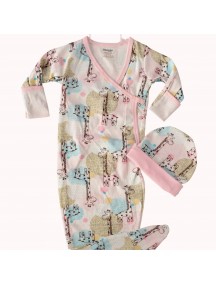Snooze Baby New Born (0-3 months) Suit and Cocoon- Pink